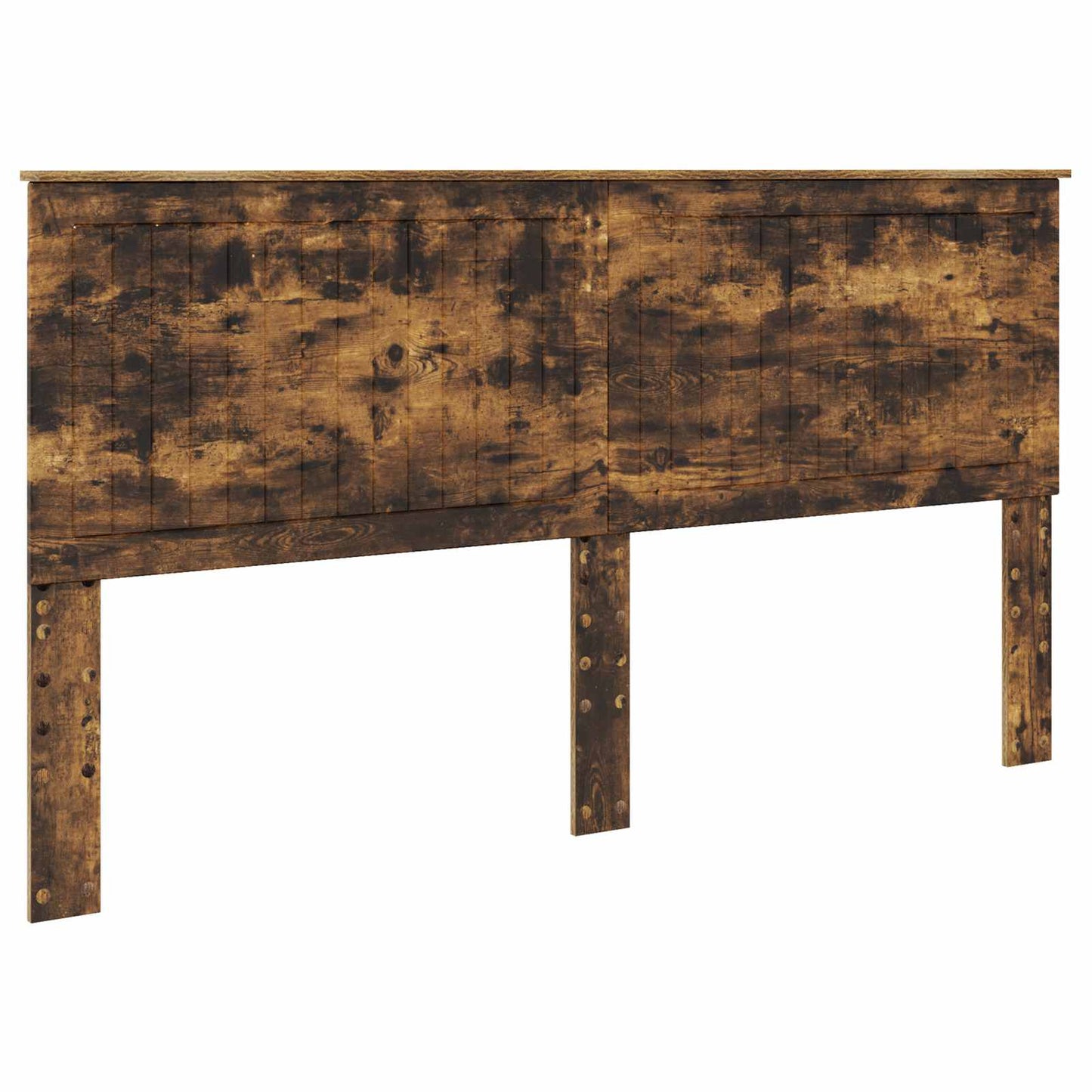 Storage Bed with Drawer Smoked Oak 180 x 200 cm Engineered Wood