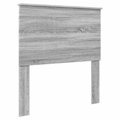 Storage Bed with Drawer Grey Sonoma 90 x 200 cm Engineered Wood