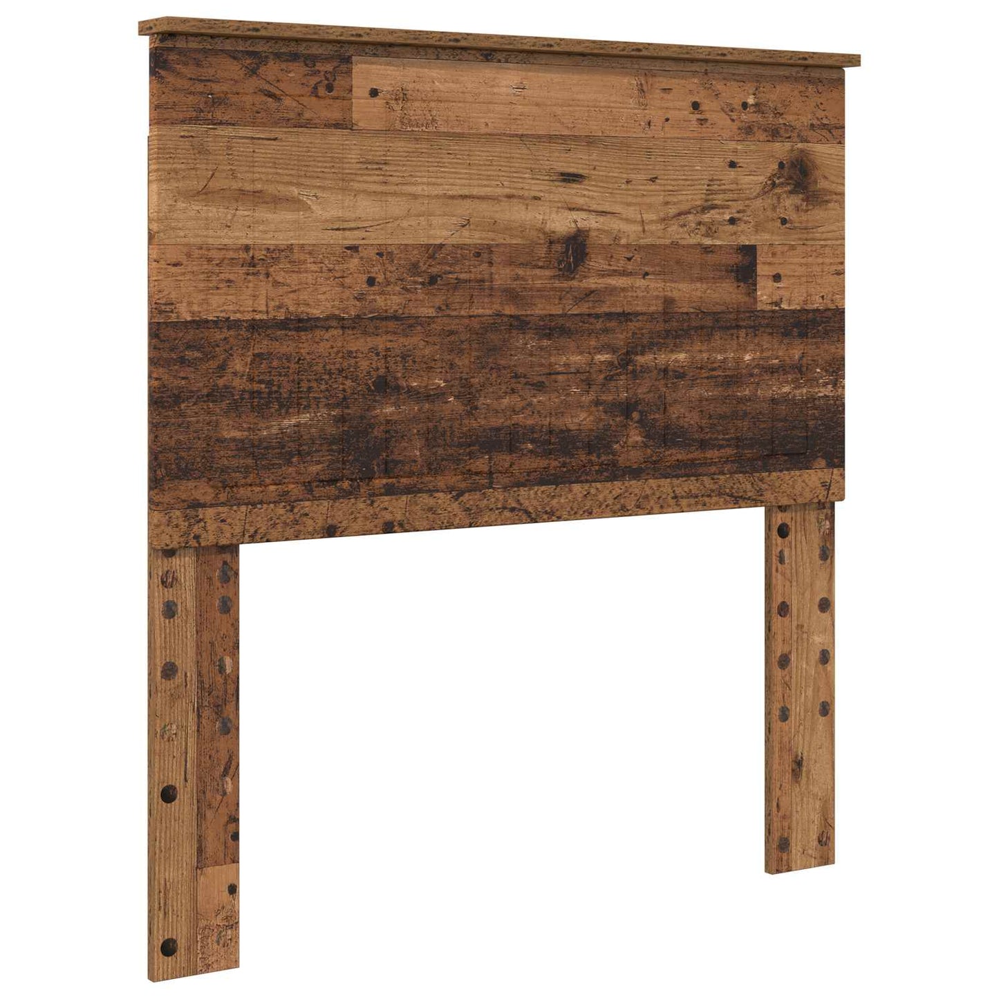 Bed Frame with Headboard Old Wood 90 x 190 cm Engineered Wood