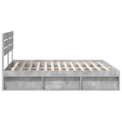 Bed Frame with Headboard Concerte 180 x 200 cm Solid Pine Wood