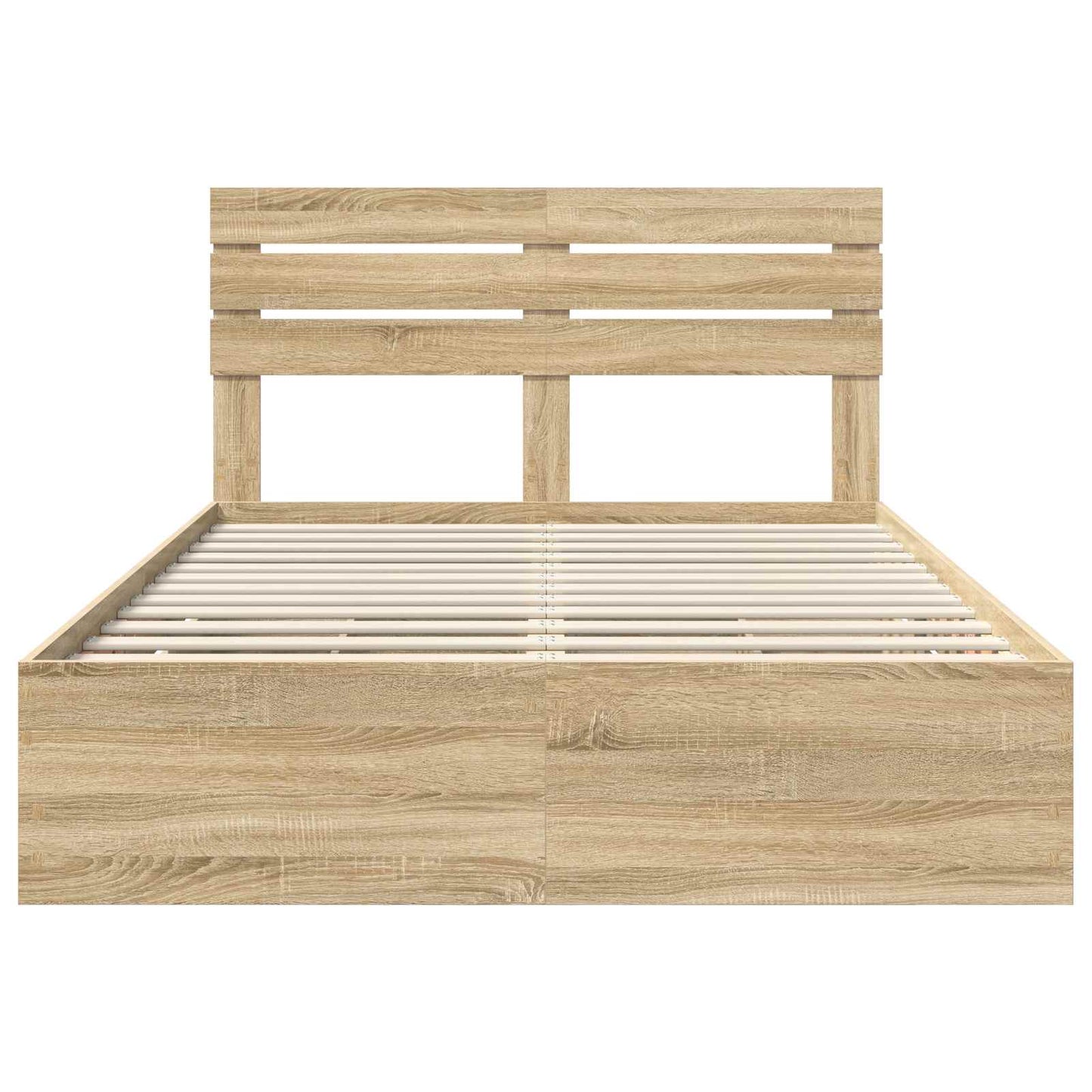 Bed Frame with Drawer Sonoma Oak 150 x 200 cm Engineer Wood