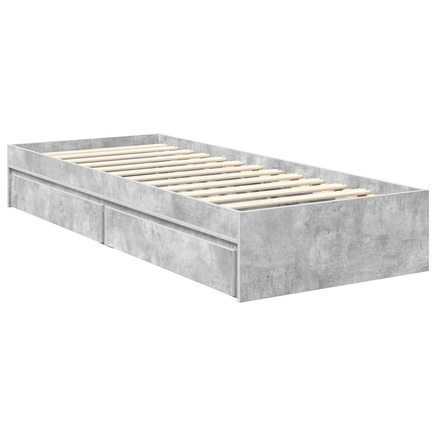 Storage Bed with Drawer Sonoma Oak 120 x 200 cm Engineered Wood