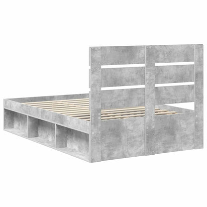 Bed Frame with Headboard Concerte 120 x 190 cm Solid Pine Wood