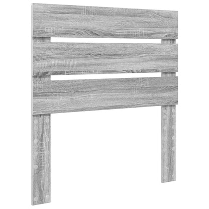 Bed Frame Grey Sonoma 90 x 190 cm Solid Pine Wood