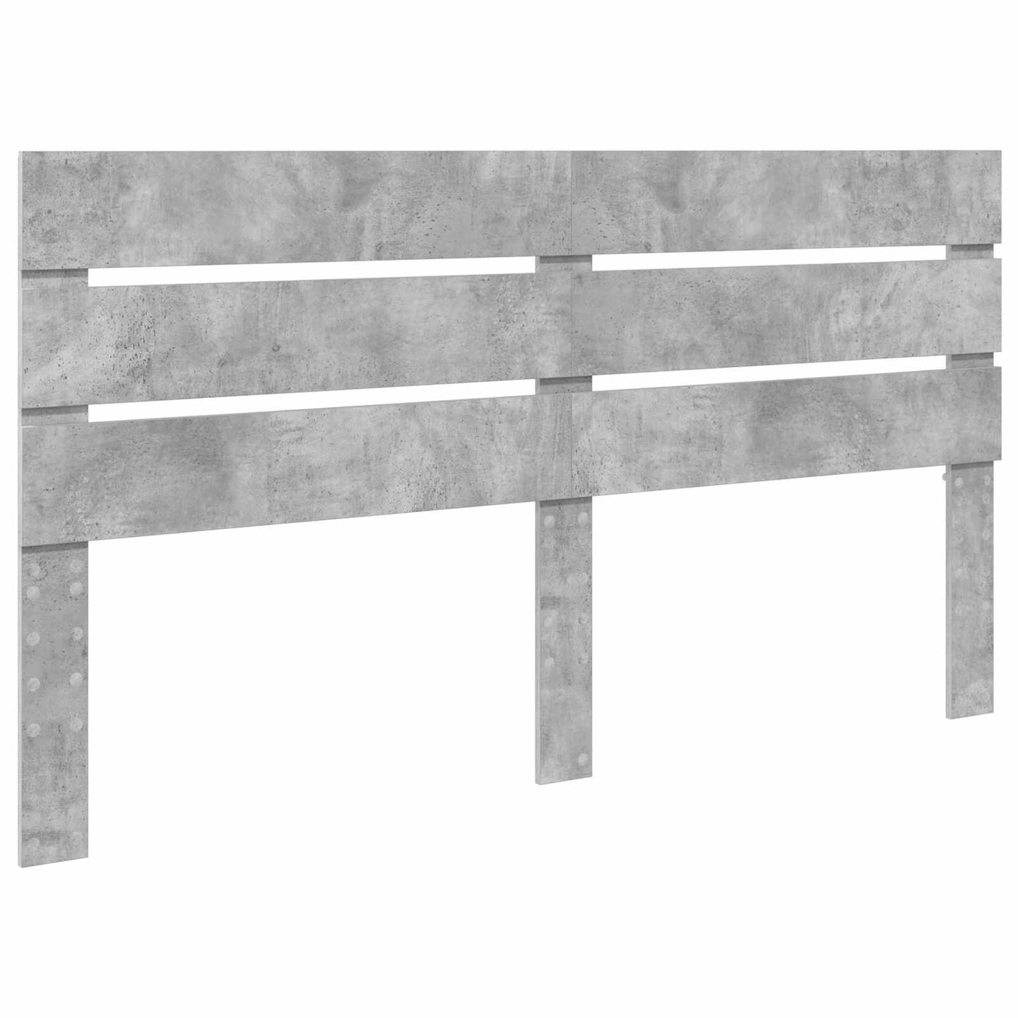 Bed Frame with Drawer Concrete Grey 160 x 200 cm Engineer Wood