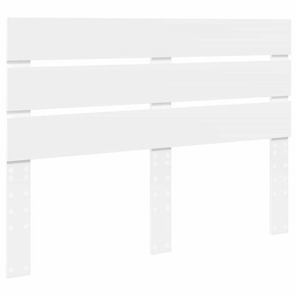 Bed Frame with Drawer White 150 x 200 cm Engineer Wood