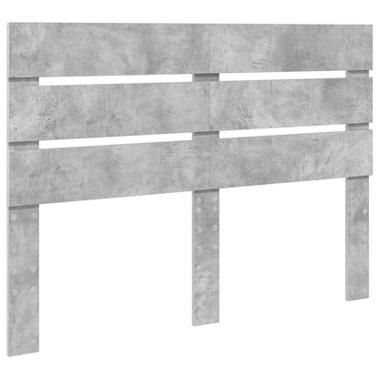 Bed Frame with Drawer Concrete Grey 150 x 200 cm Engineer Wood