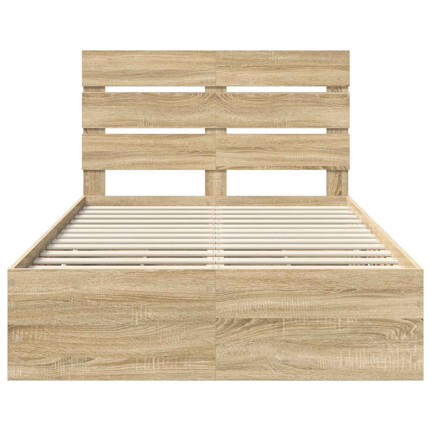 Bed Frame with Drawer Sonoma Oak 120 x 200 cm Engineer Wood