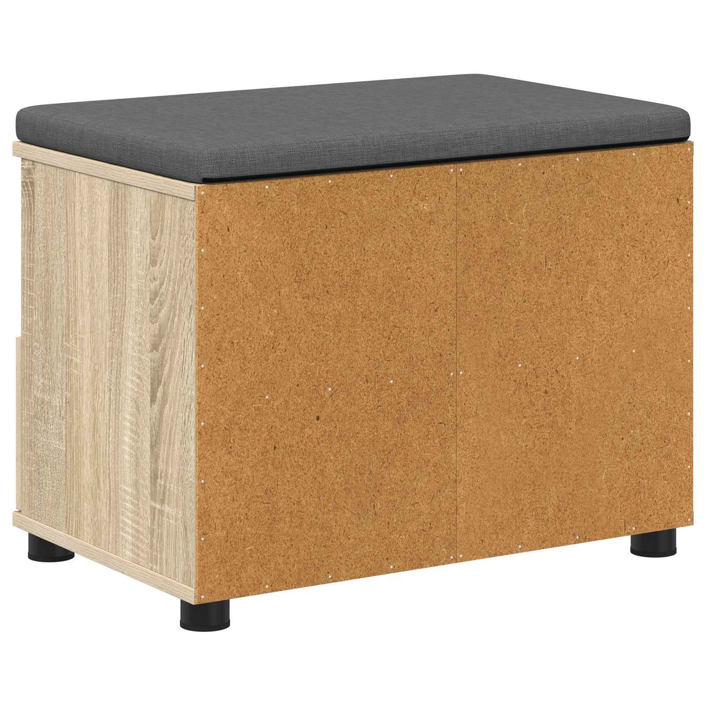 Hall Bench with Cushion with Drawer Sonoma Oak 60 x 38 x 46 cm