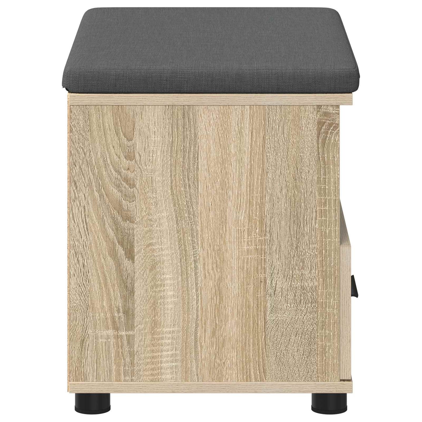 Hall Bench with Cushion with Drawer Sonoma Oak 60 x 38 x 46 cm