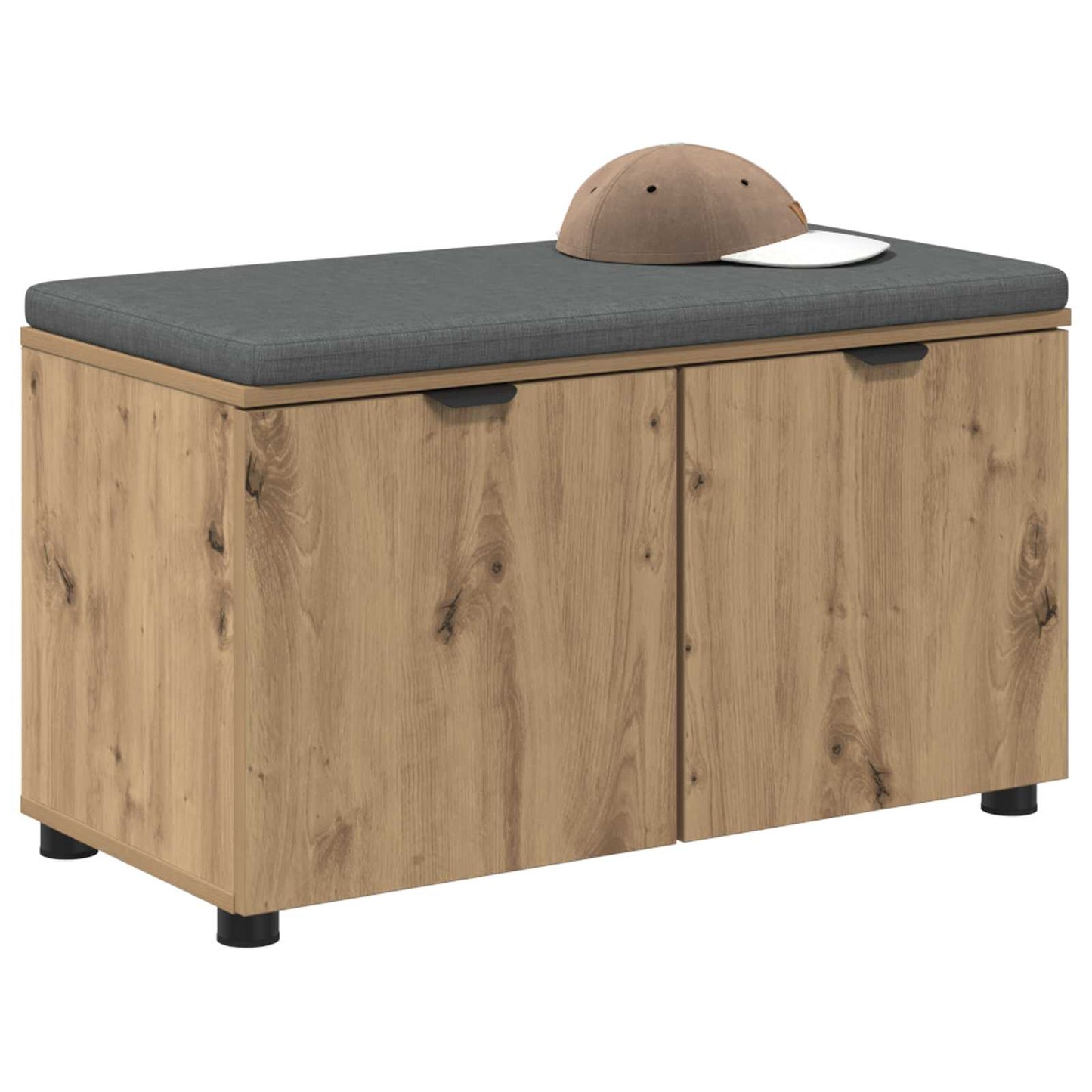 Hall Bench Artisan Oak 80 x 38 x 46 cm