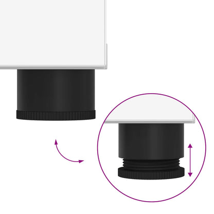 Hall Bench White 80 x 38 x 46 cm Engineered Wood and Fabric