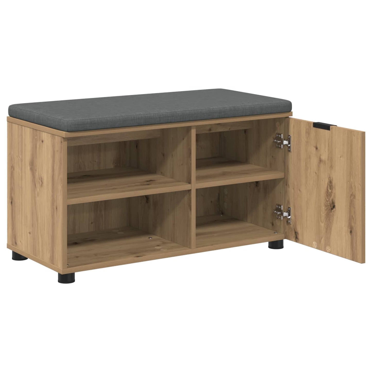 Hall Bench Artisan Oak 80 x 38 x 46 cm