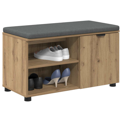 Hall Bench Artisan Oak 80 x 38 x 46 cm