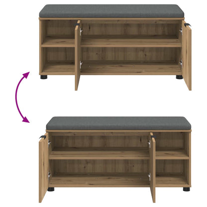 Hall Bench Artisan Oak 100 x 38 x 46 cm