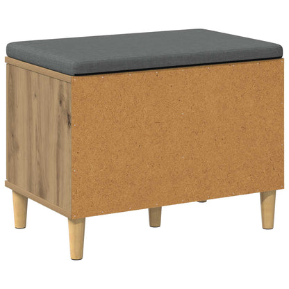Hall Bench Artisan Oak 60 x 38 x 46 cm