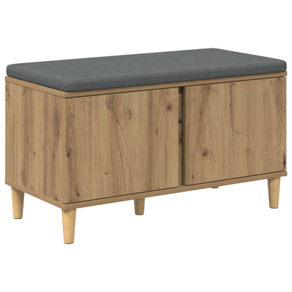 Hall Bench Artisan Oak 80 x 38 x 46 cm
