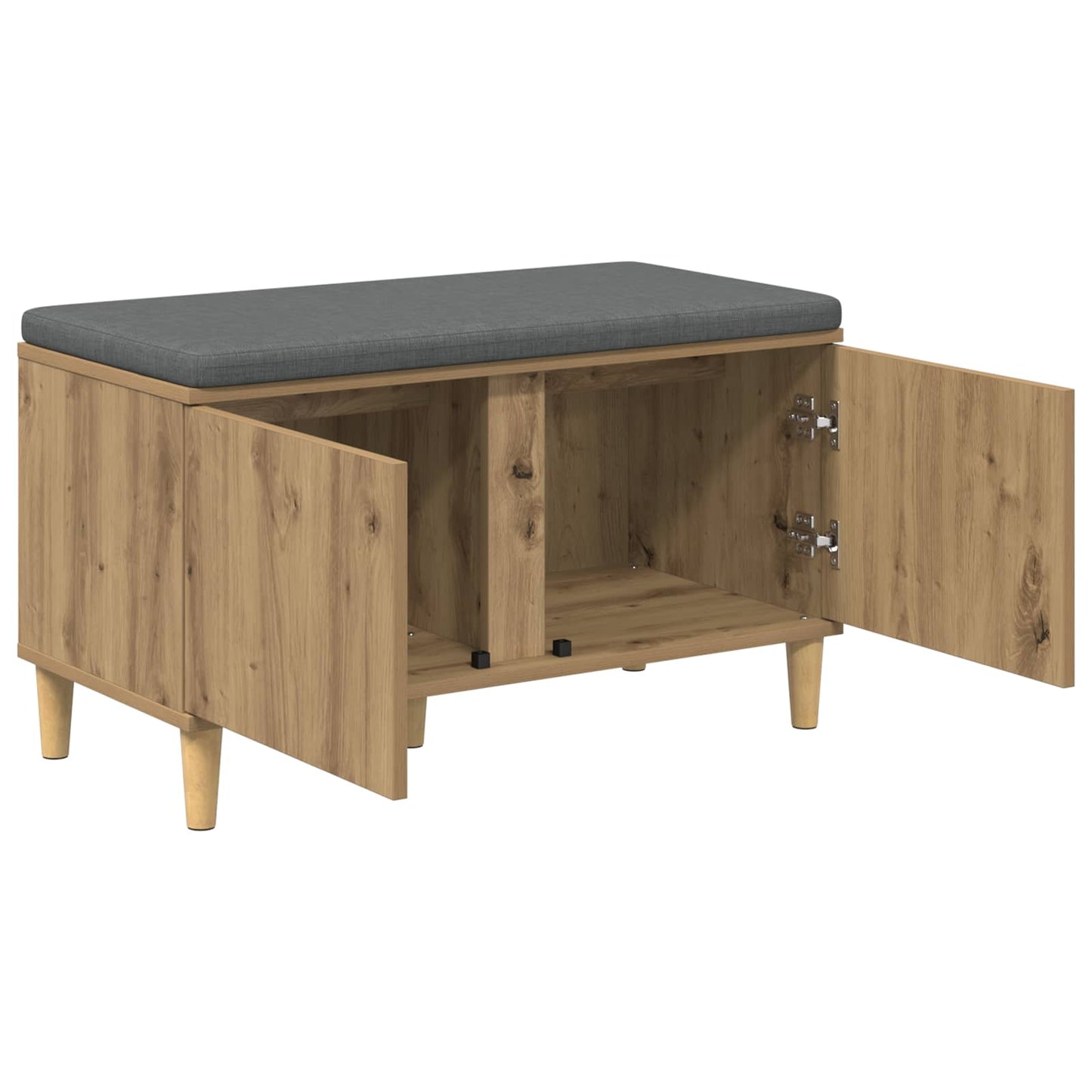 Hall Bench Artisan Oak 80 x 38 x 46 cm