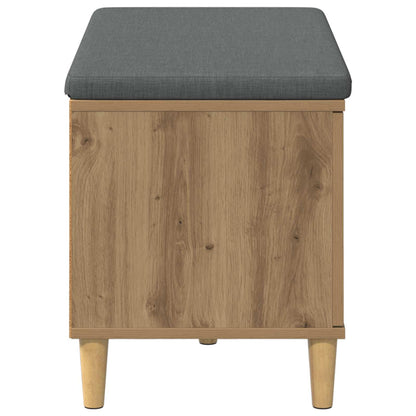 Hall Bench Artisan Oak 80 x 38 x 46 cm