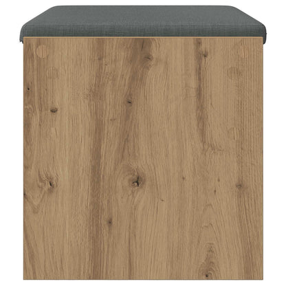 Hall Bench with Cushion Artisan Oak 63 x 38 x 40 cm