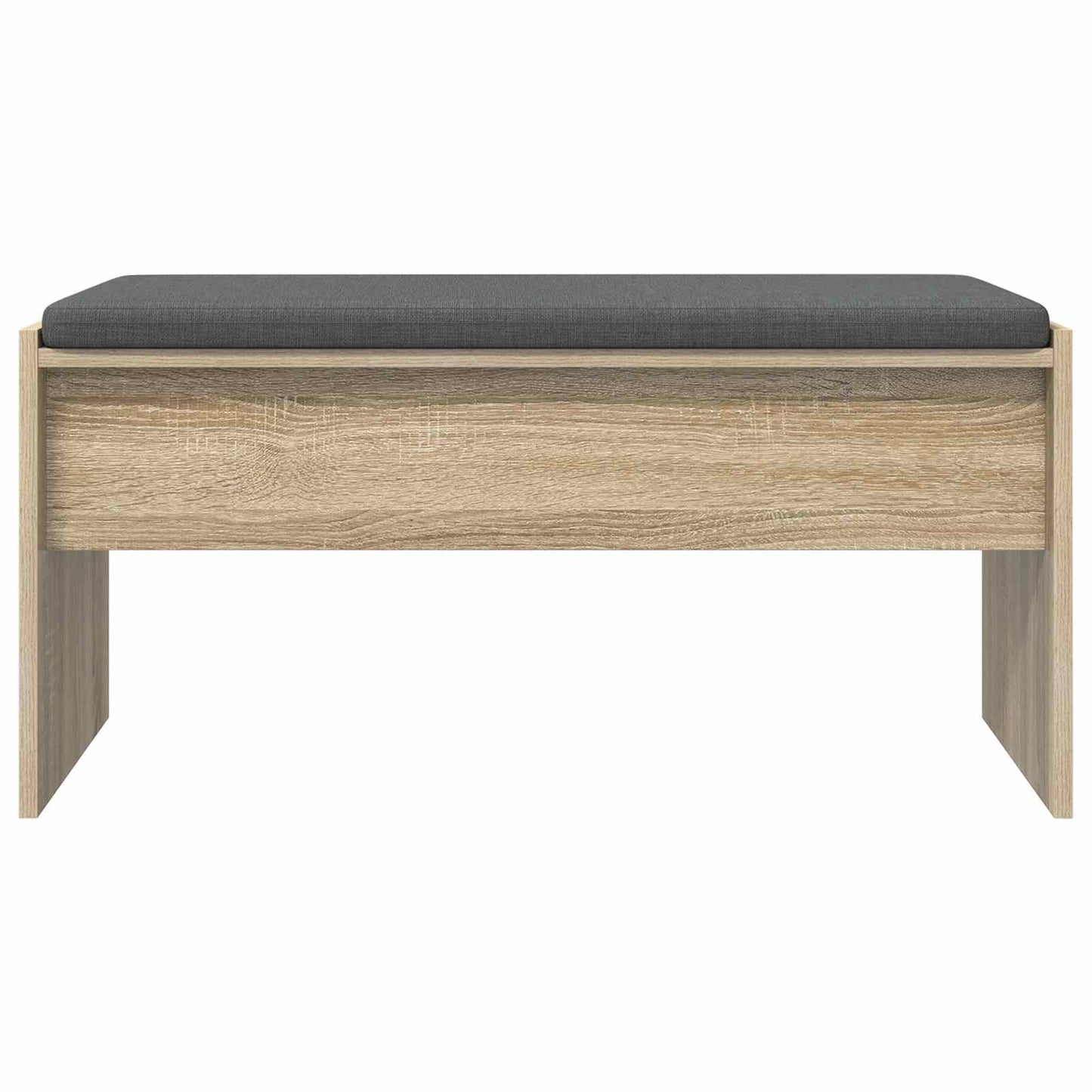 Hall Bench with Cushion Sonoma Oak 83 x 38 x 40 cm
