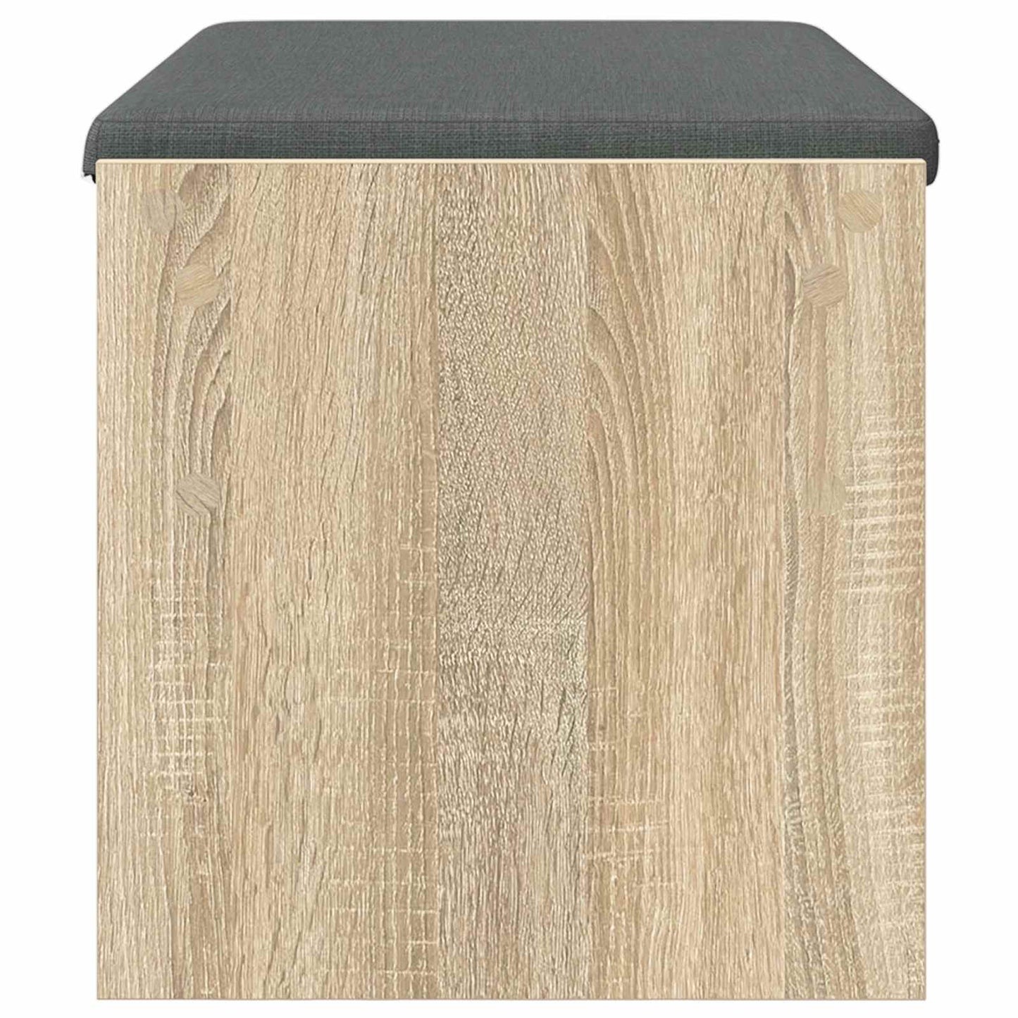 Hall Bench with Cushion Sonoma Oak 83 x 38 x 40 cm