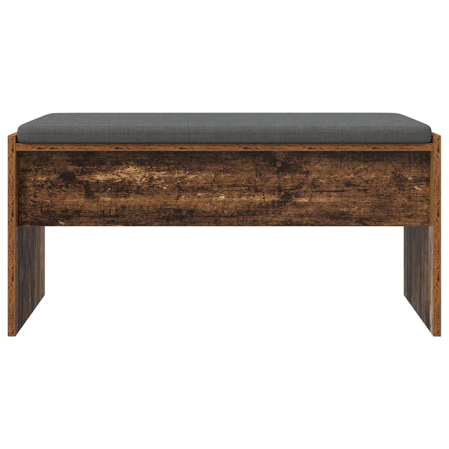 Hall Bench with Cushion Old Wood 83 x 38 x 40 cm