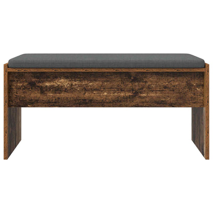 Hall Bench with Cushion Old Wood 83 x 38 x 40 cm