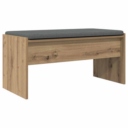 Hall Bench with Cushion Artisan Oak 83 x 38 x 40 cm