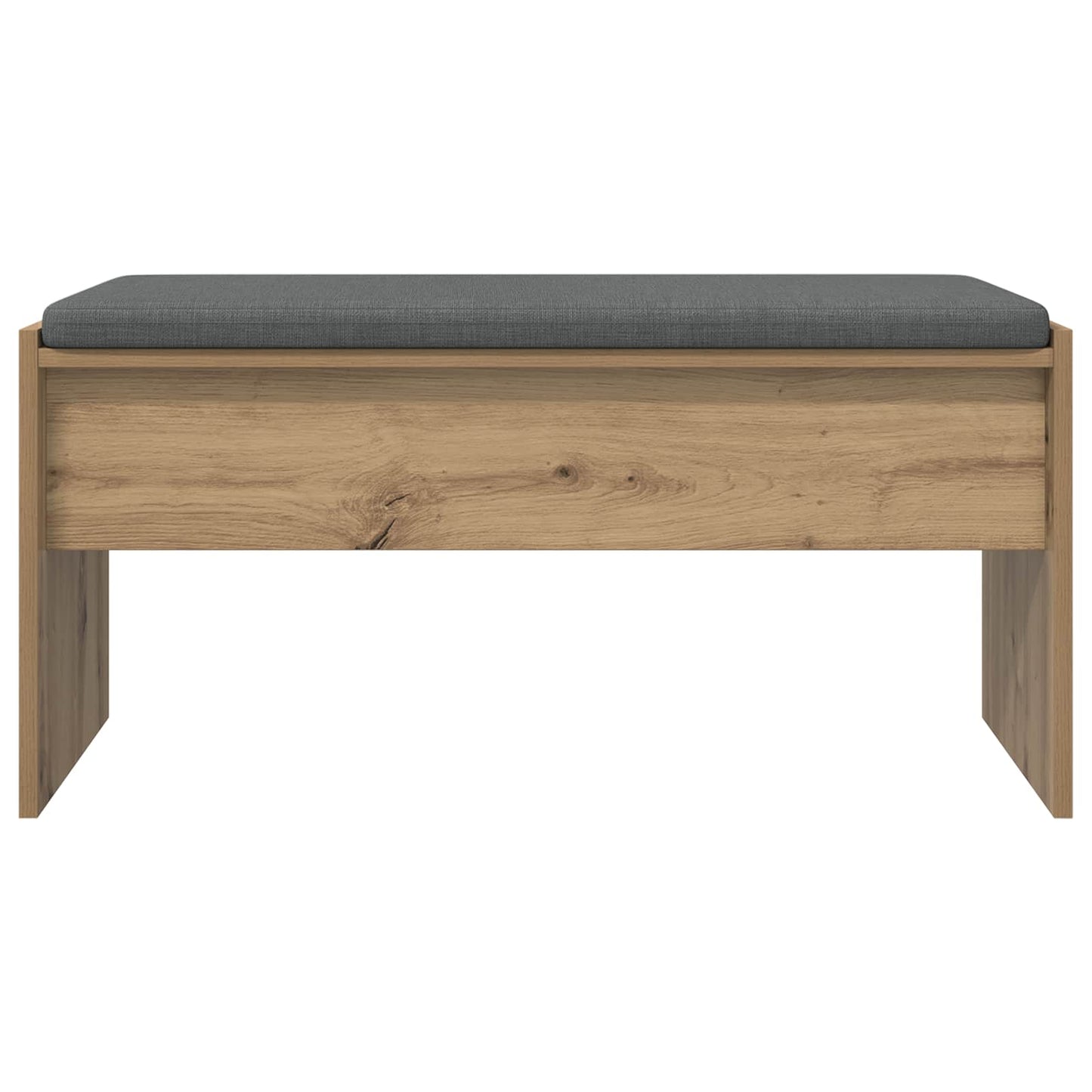 Hall Bench with Cushion Artisan Oak 83 x 38 x 40 cm
