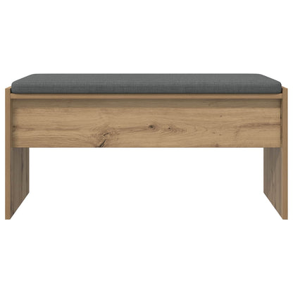 Hall Bench with Cushion Artisan Oak 83 x 38 x 40 cm