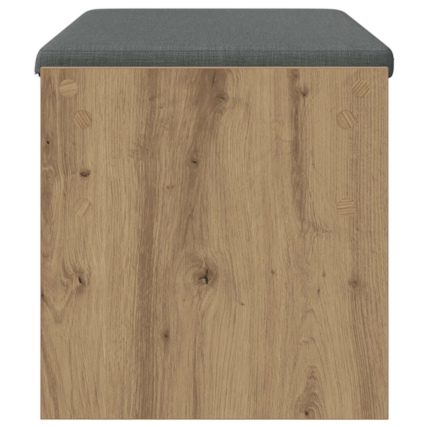 Hall Bench with Cushion Artisan Oak 83 x 38 x 40 cm