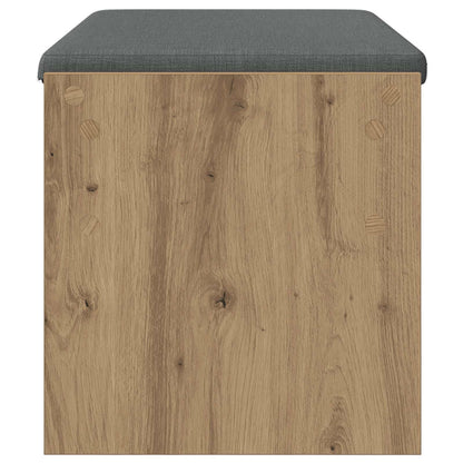 Hall Bench with Cushion Artisan Oak 83 x 38 x 40 cm