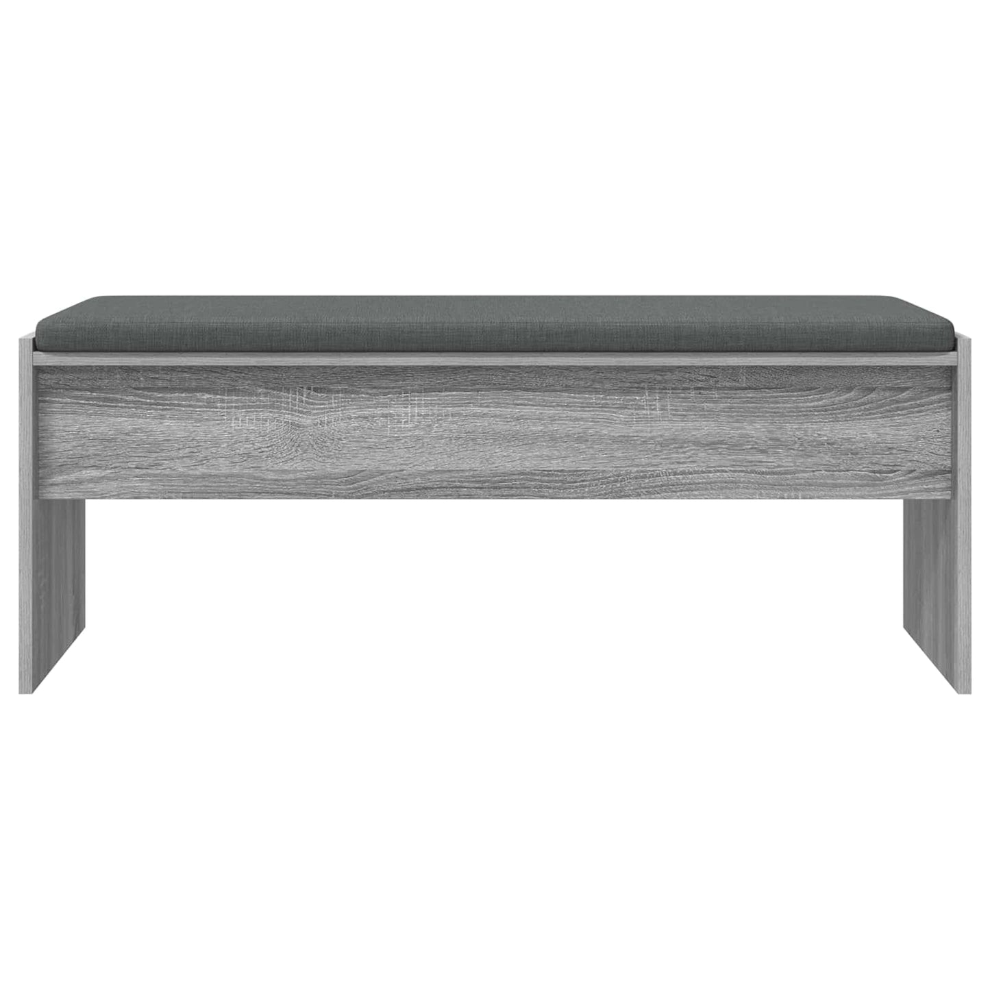 Hall Bench with Cushion Grey Sonoma 103 x 38 x 40 cm