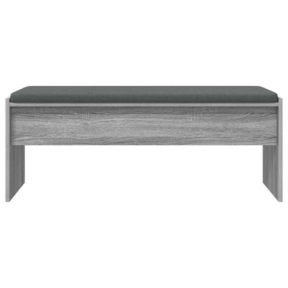 Hall Bench with Cushion Grey Sonoma 103 x 38 x 40 cm