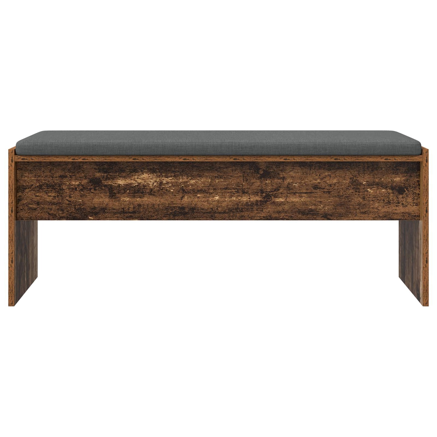 Hall Bench with Cushion Old Wood 103 x 38 x 40 cm