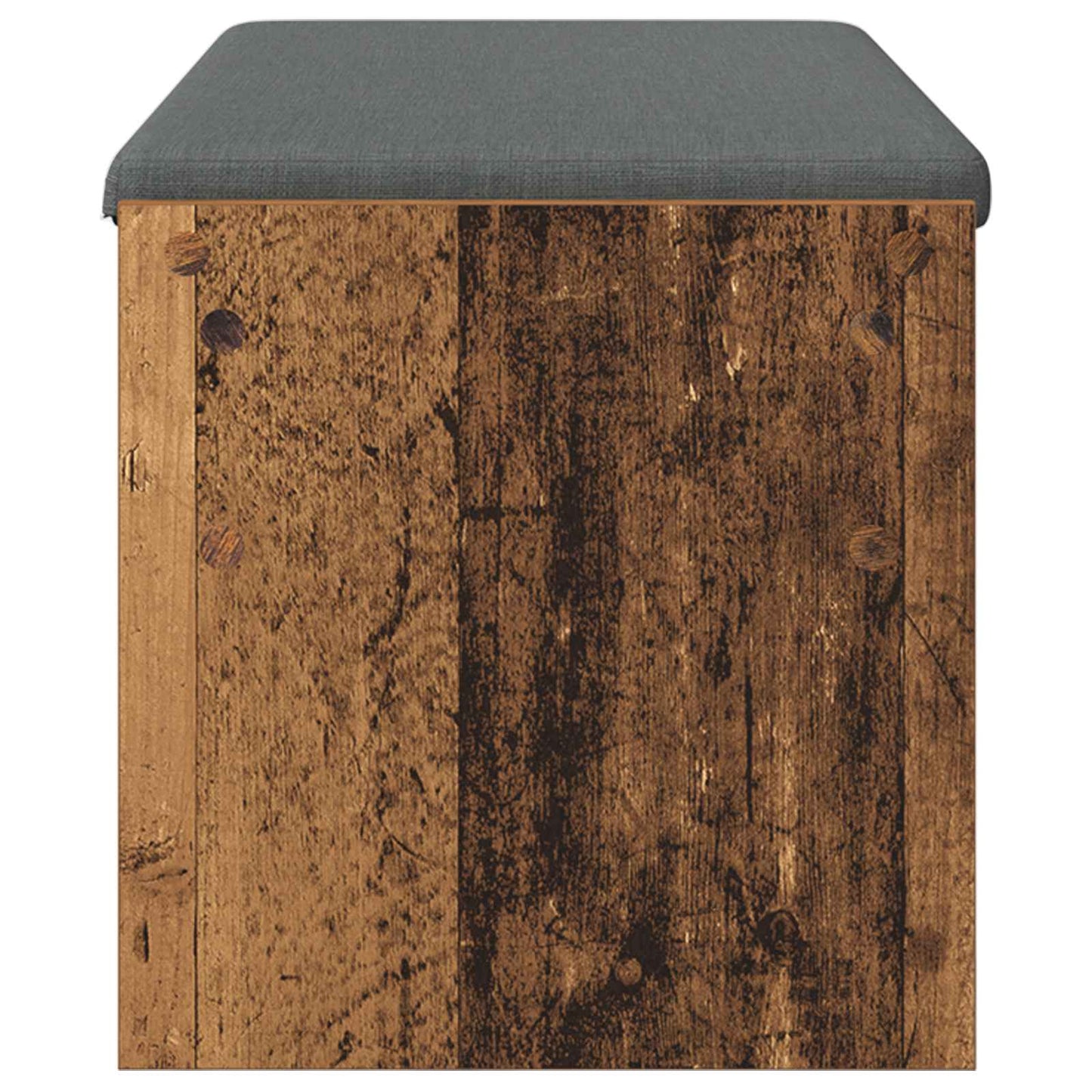 Hall Bench with Cushion Old Wood 103 x 38 x 40 cm
