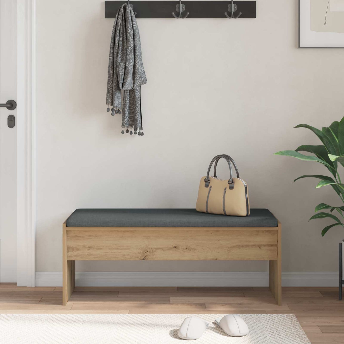 Hall Bench Artisan Oak 103 x 38 x 40 cm