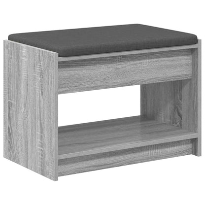 Hall Bench Grey Sonoma 63 x 38 x 45 cm