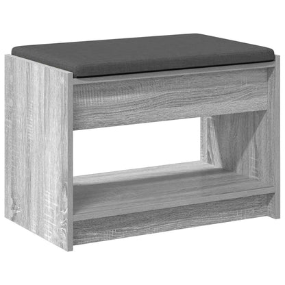 Hall Bench Grey Sonoma 63 x 38 x 45 cm