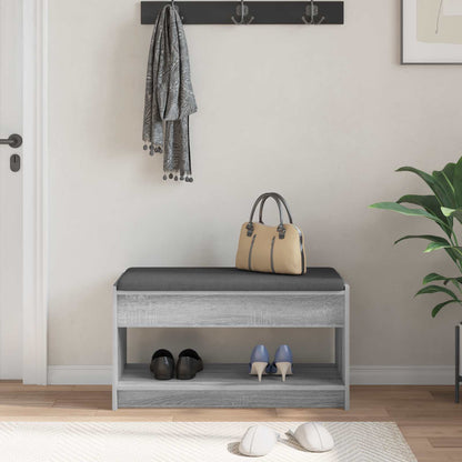 Hall Bench Grey Sonoma 83 x 38 x 45 cm