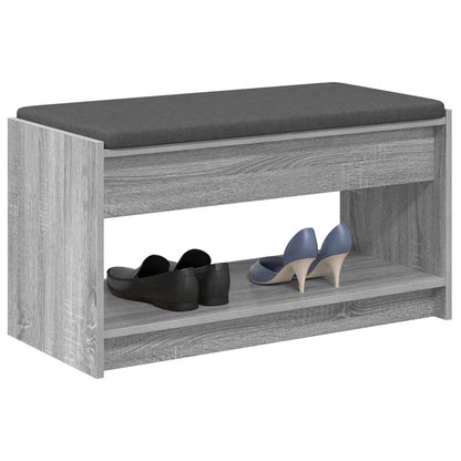 Hall Bench Grey Sonoma 83 x 38 x 45 cm