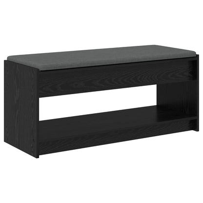 Hall Bench Black Oak 103 x 38 x 45 cm