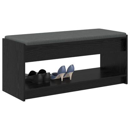 Hall Bench Black Oak 103 x 38 x 45 cm