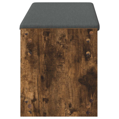 Hall Bench Smoked Oak 103 x 38 x 45 cm