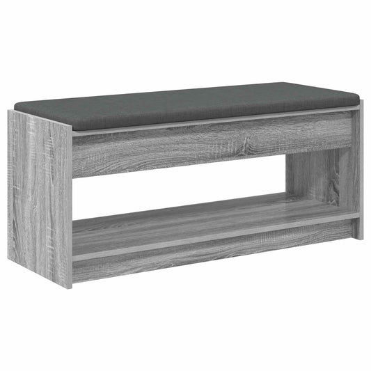 Hall Bench Grey Sonoma 103 x 38 x 45 cm