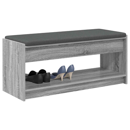 Hall Bench Grey Sonoma 103 x 38 x 45 cm