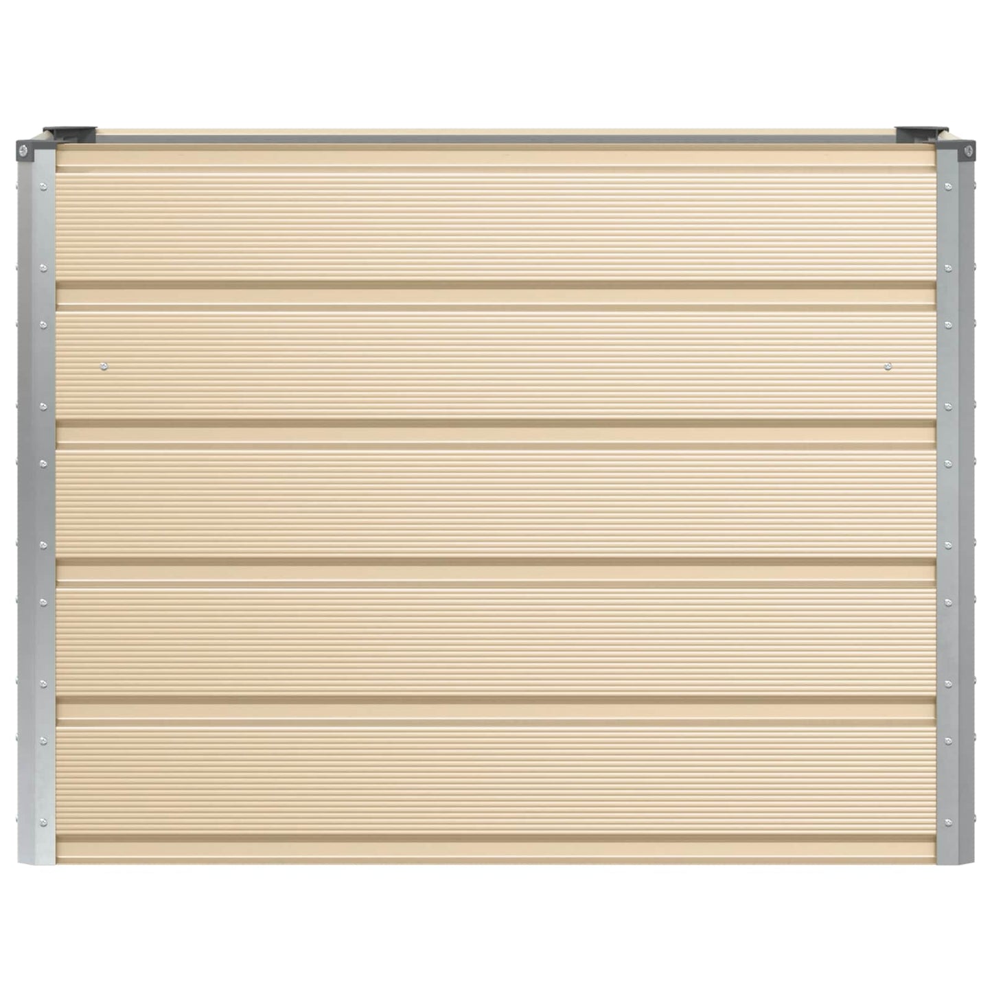 Planter Ivory 100 x 40 x 75 cm Steel