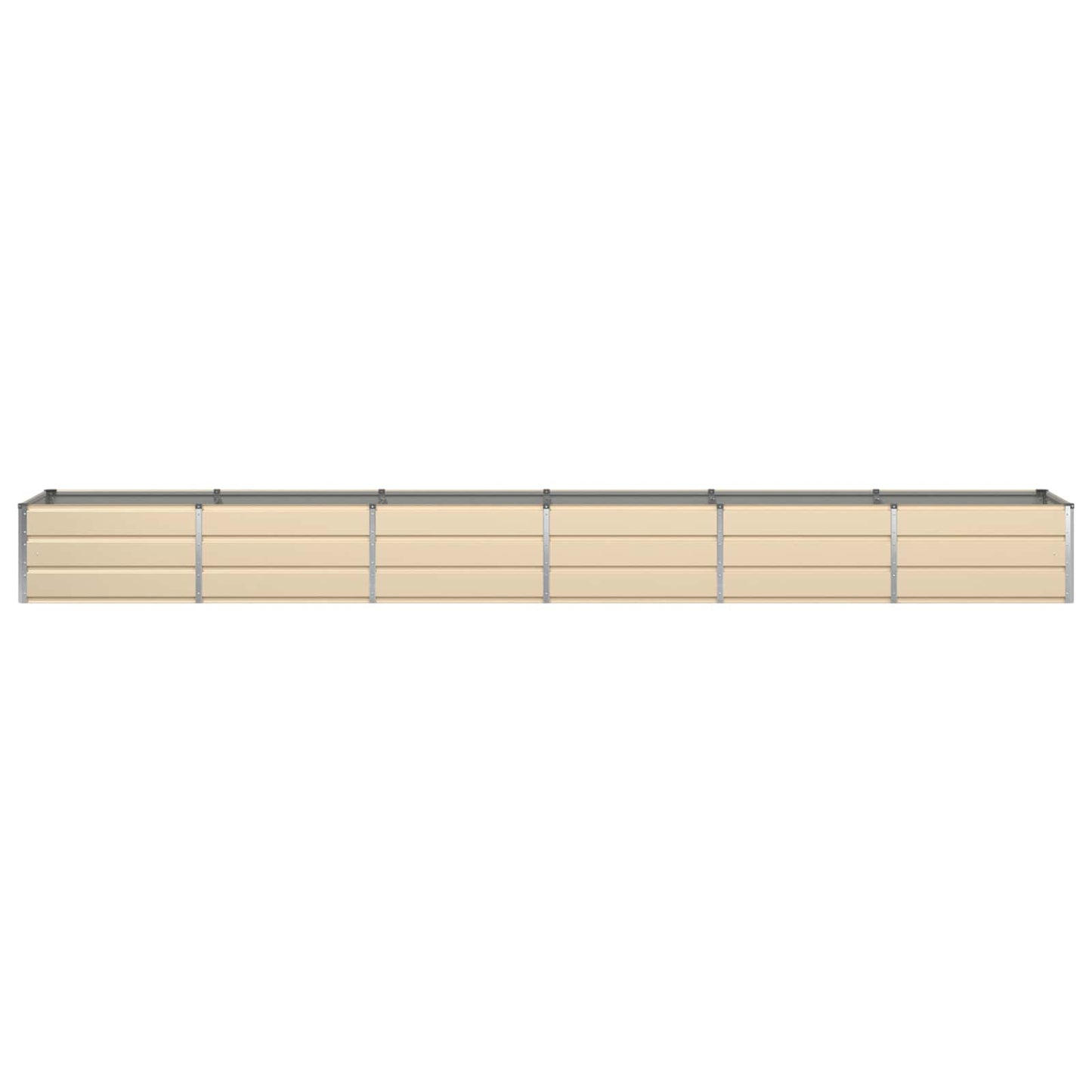 Planter Ivory 480 x 80 x 45 cm Steel