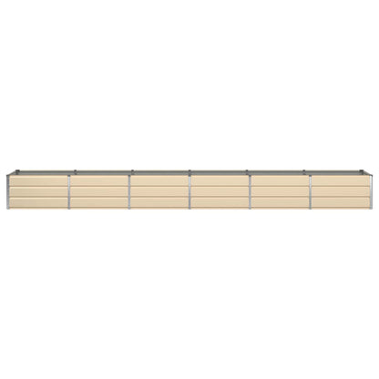 Planter Ivory 480 x 80 x 45 cm Steel